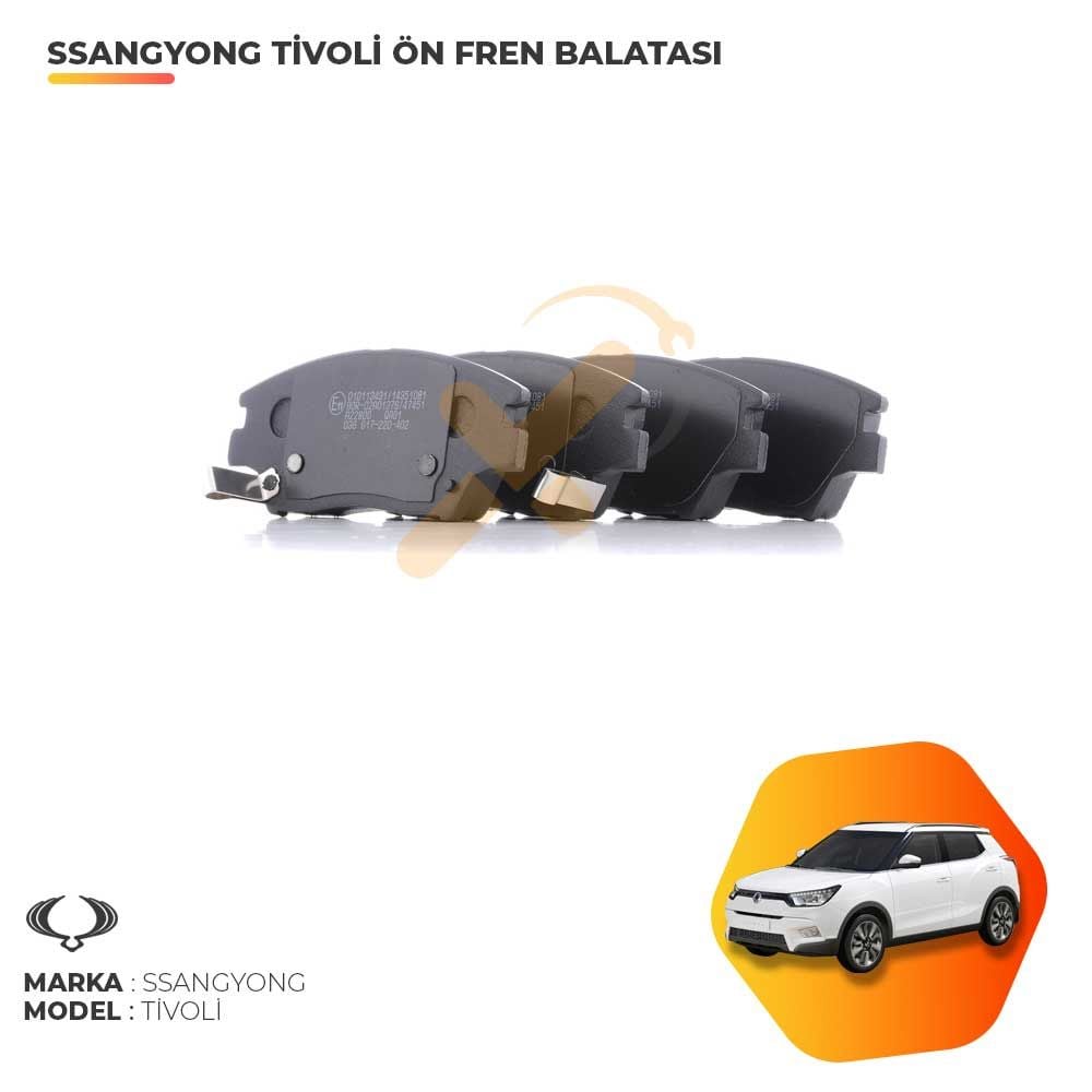 Ssangyong Tivoli Ön Fren Balatası