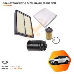 Ssangyong XLV 1.6 Dizel Bakım Filtre Seti