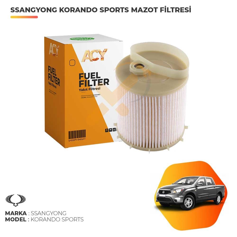 Ssangyong Korando Sports Mazot Filtresi