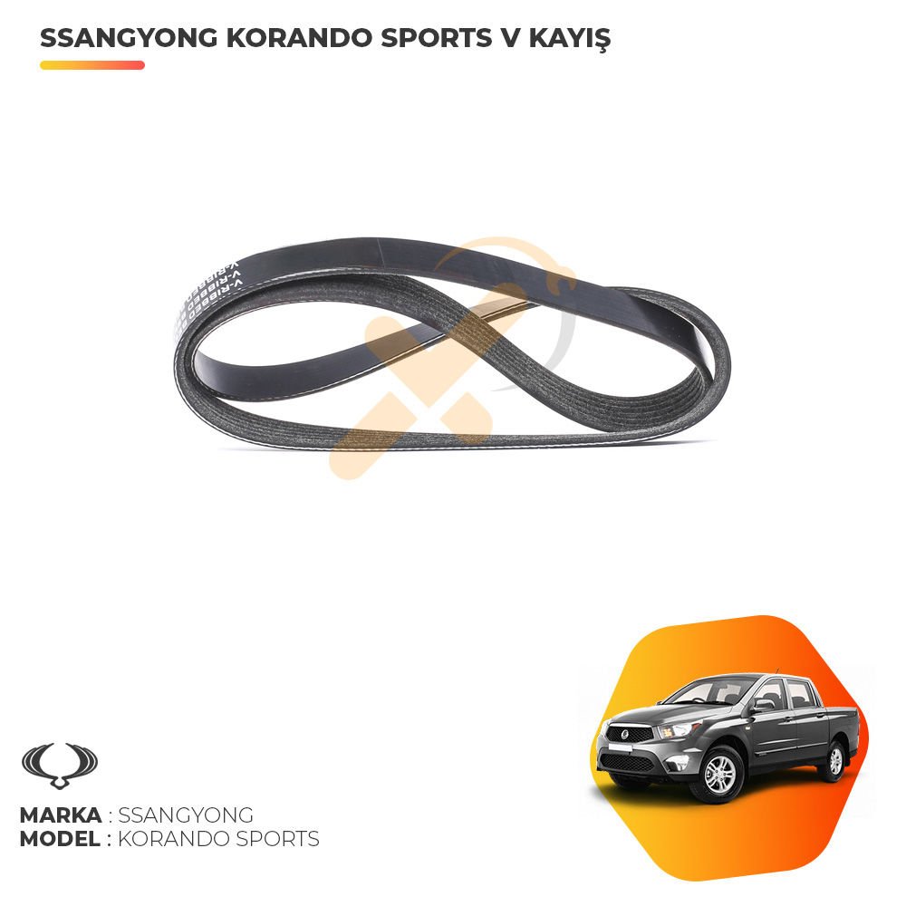 Ssangyong Korando Sports Kanallı V Kayışı