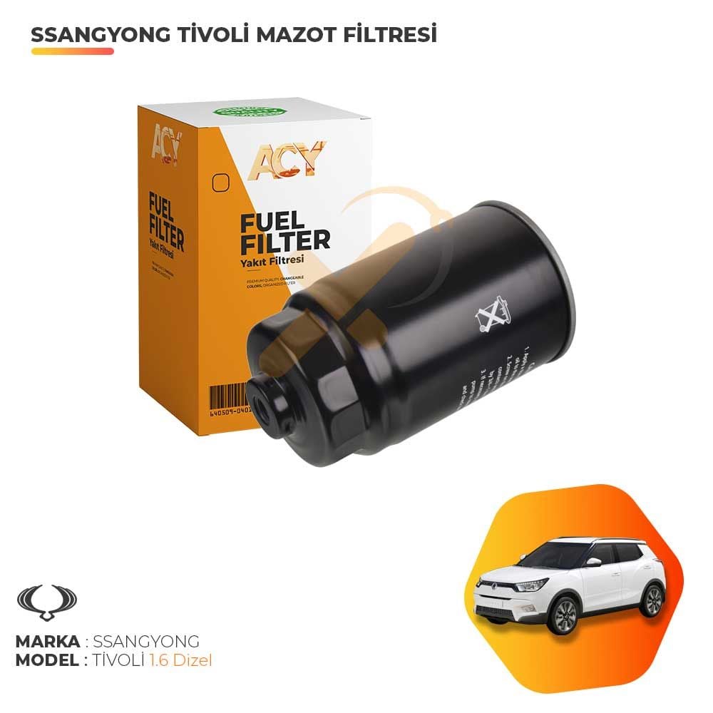 Ssangyong Tivoli 1.6 Dizel Mazot Filtresi