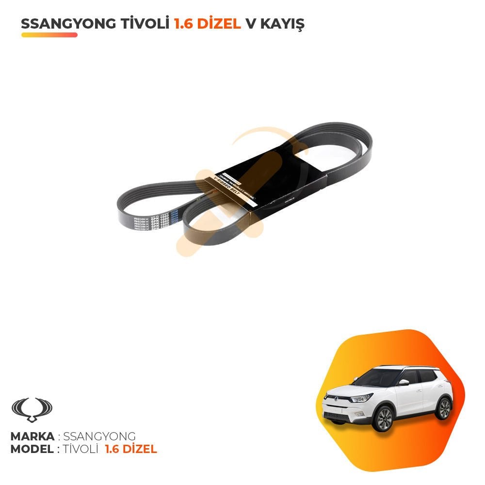 Ssangyong Tivoli 1.6 Dizel Kanallı V Kayışı