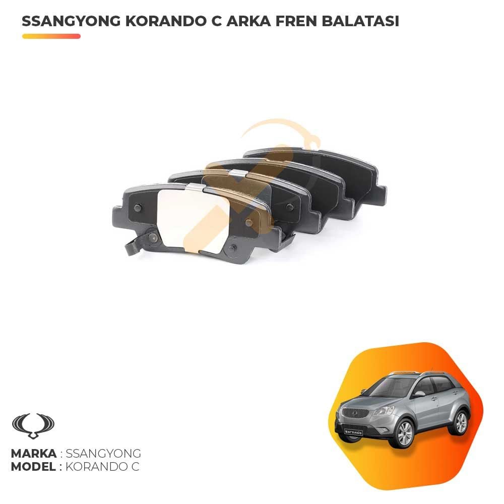 Ssangyong Korando C Arka Fren Balatası
