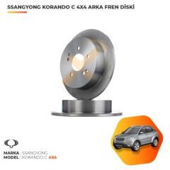 Ssangyong Korando C 4X4 Arka Fren Diski