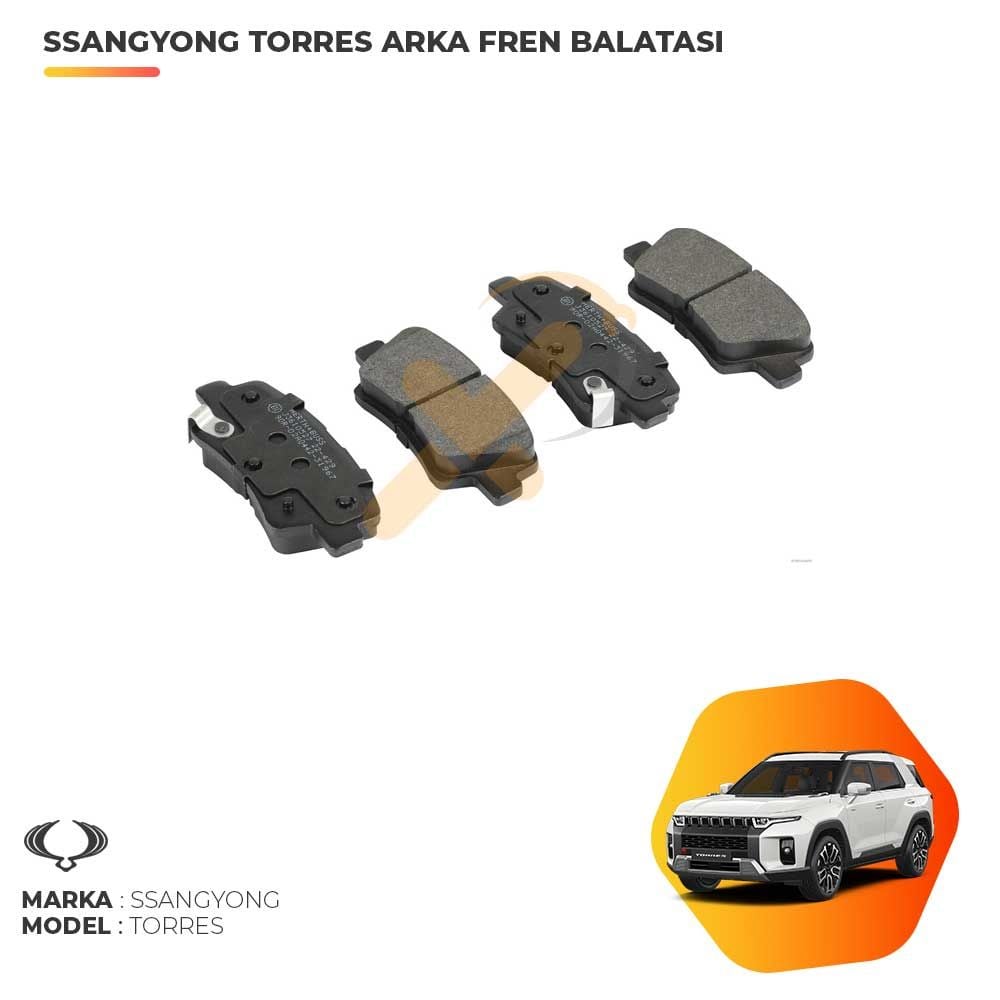 Ssangyong Torres Arka Fren Balatası