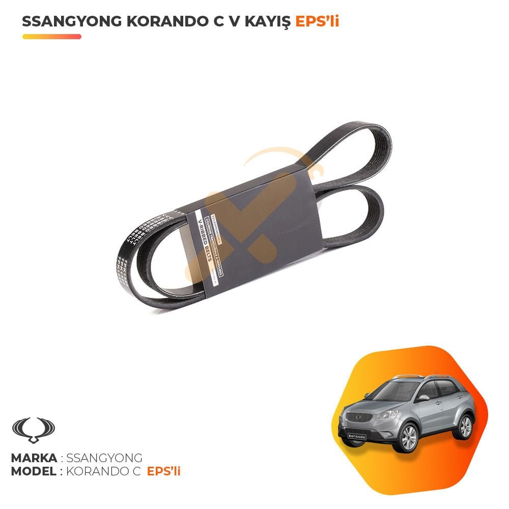 Ssangyong Korando C Kanallı V Kayışı EPS'li