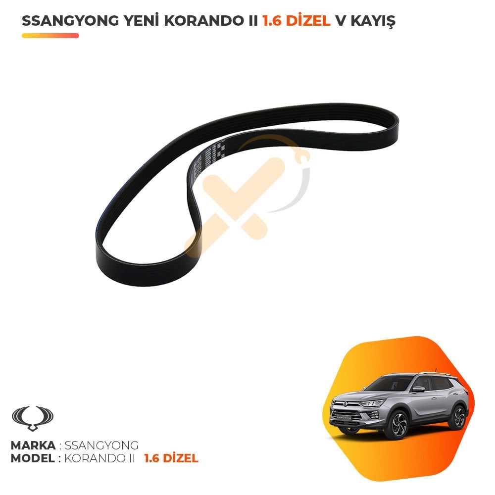 Ssangyong Yeni Korando II 1.6 Dizel Kanallı V Kayışı