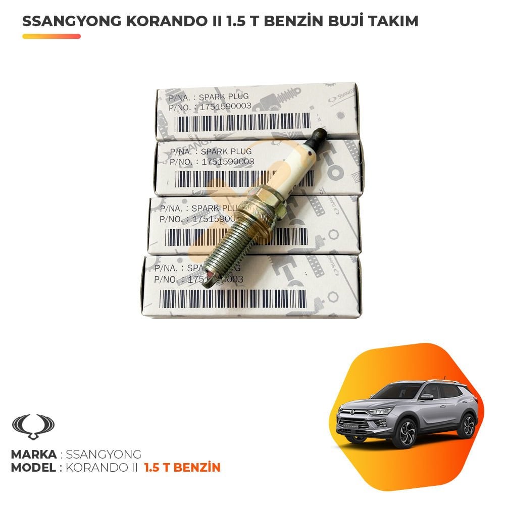 Ssangyong Yeni Korando II 1.5 Benzin Buji Takım