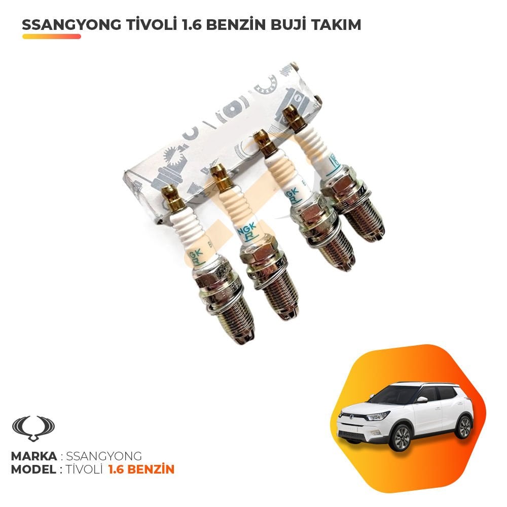Ssangyong Tivoli 1.6 Benzin İridyum Buji Takım