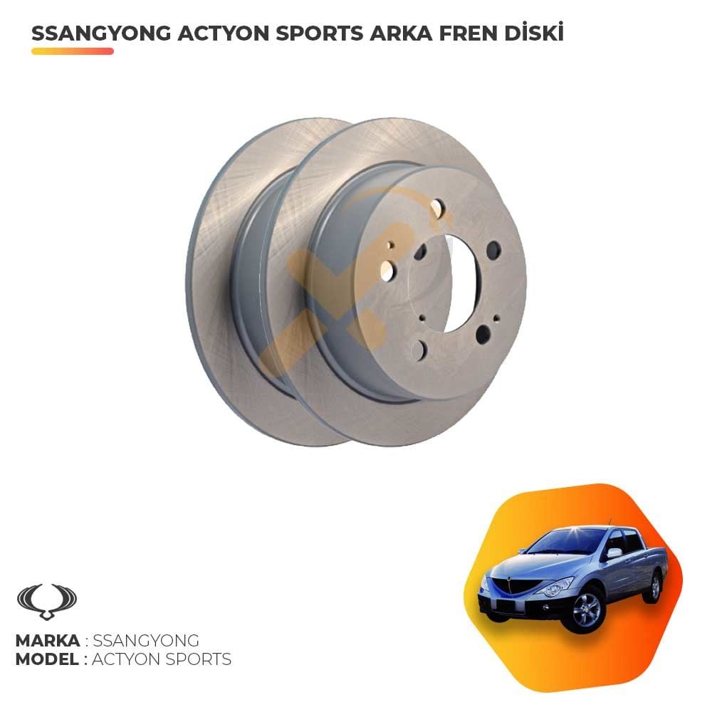 Ssangyong Actyon Sports Arka Fren Diski