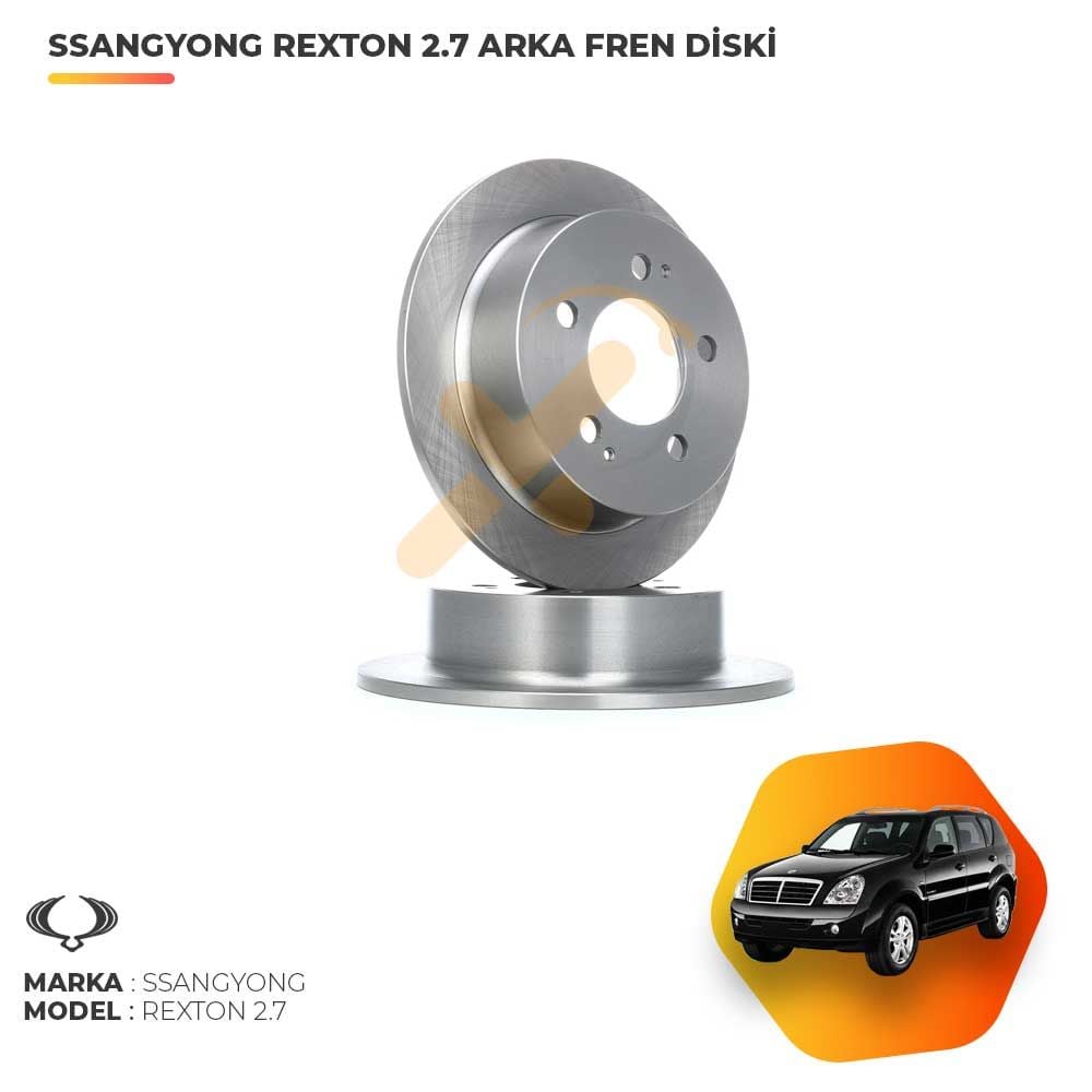 Ssangyong Rexton 2.7 XDI Arka Fren Diski