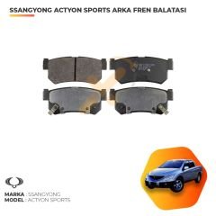 Ssangyong Actyon Sports Arka Fren Balatası