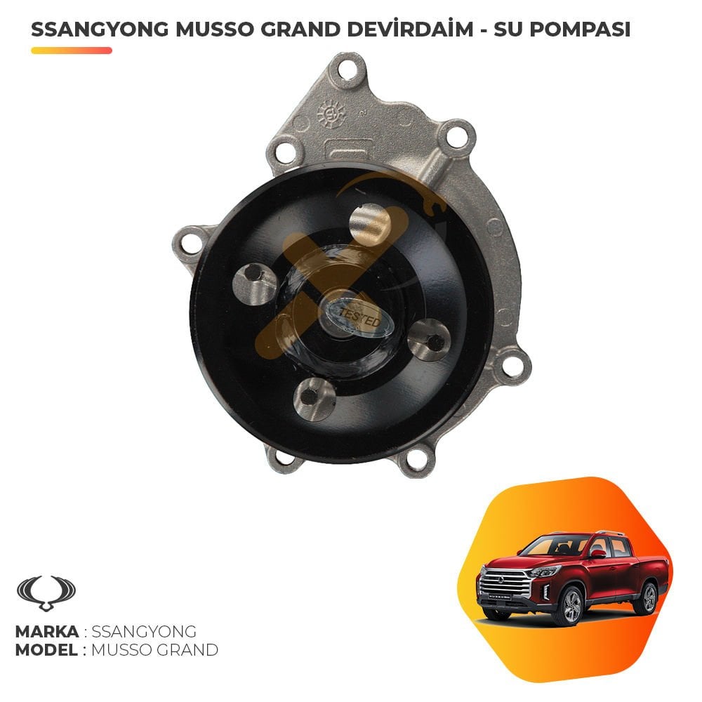 Ssangyong Musso Grand Su Pompası - Devirdaim