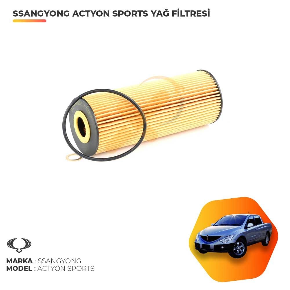 Ssangyong Actyon Sports Yağ Filtresi