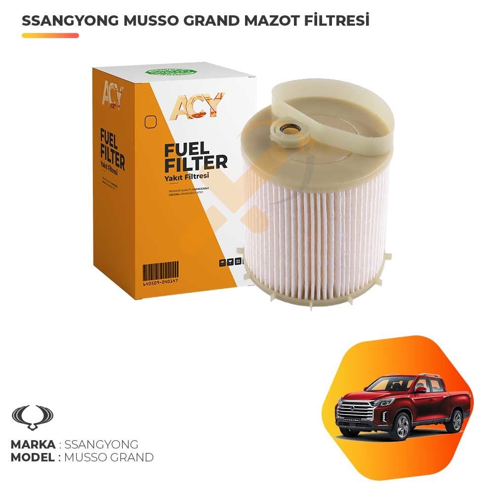 Ssangyong Musso Grand Mazot Filtresi