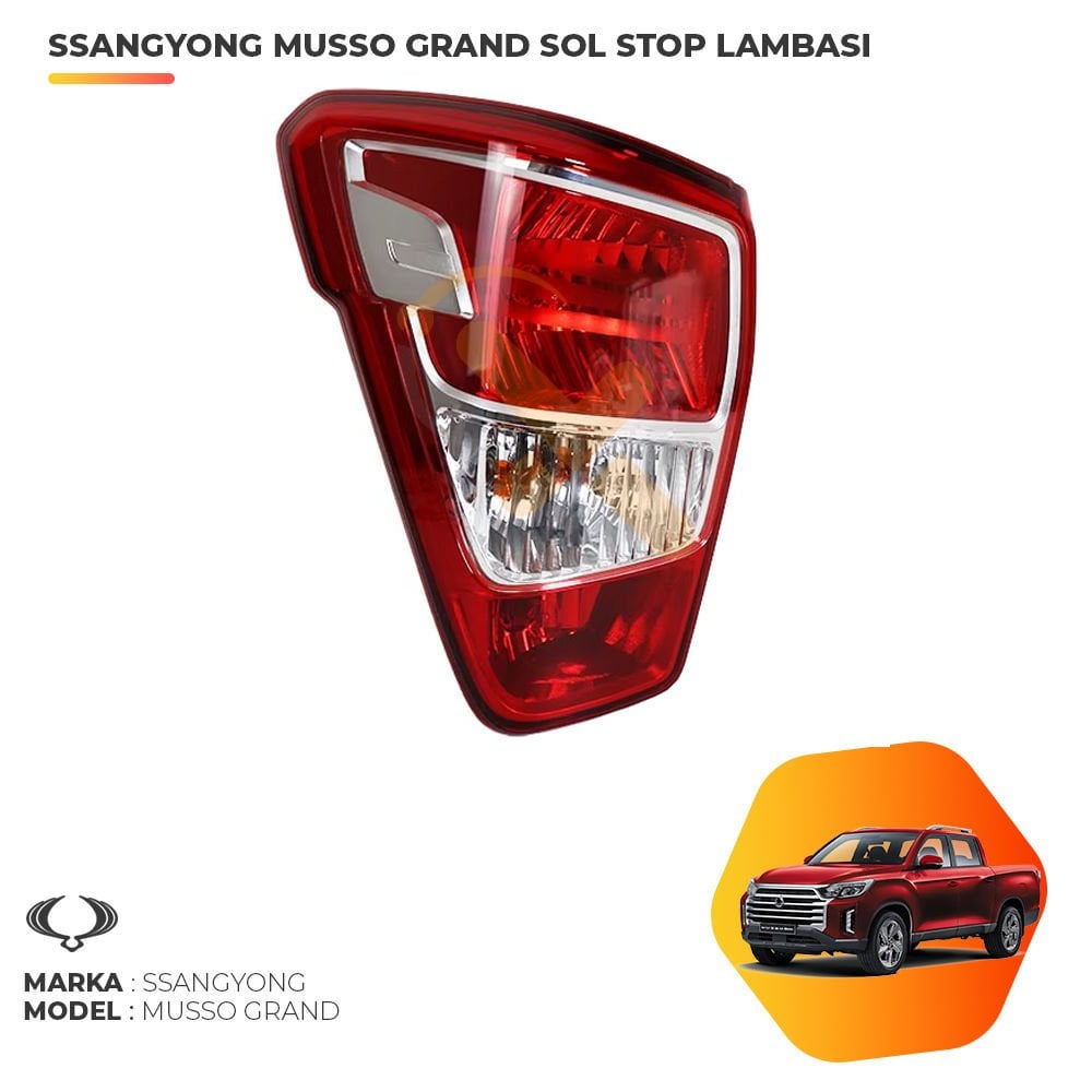 Ssangyong Musso Grand Arka Sol Stop Lambası