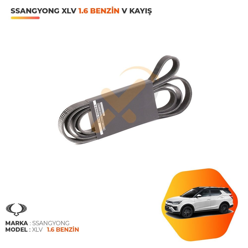 Ssangyong XLV 1.6 Benzinli Kanallı V Kayışı