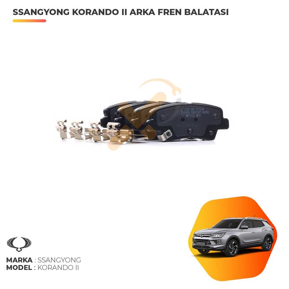 Ssangyong Yeni Korando II Arka Fren Balatası