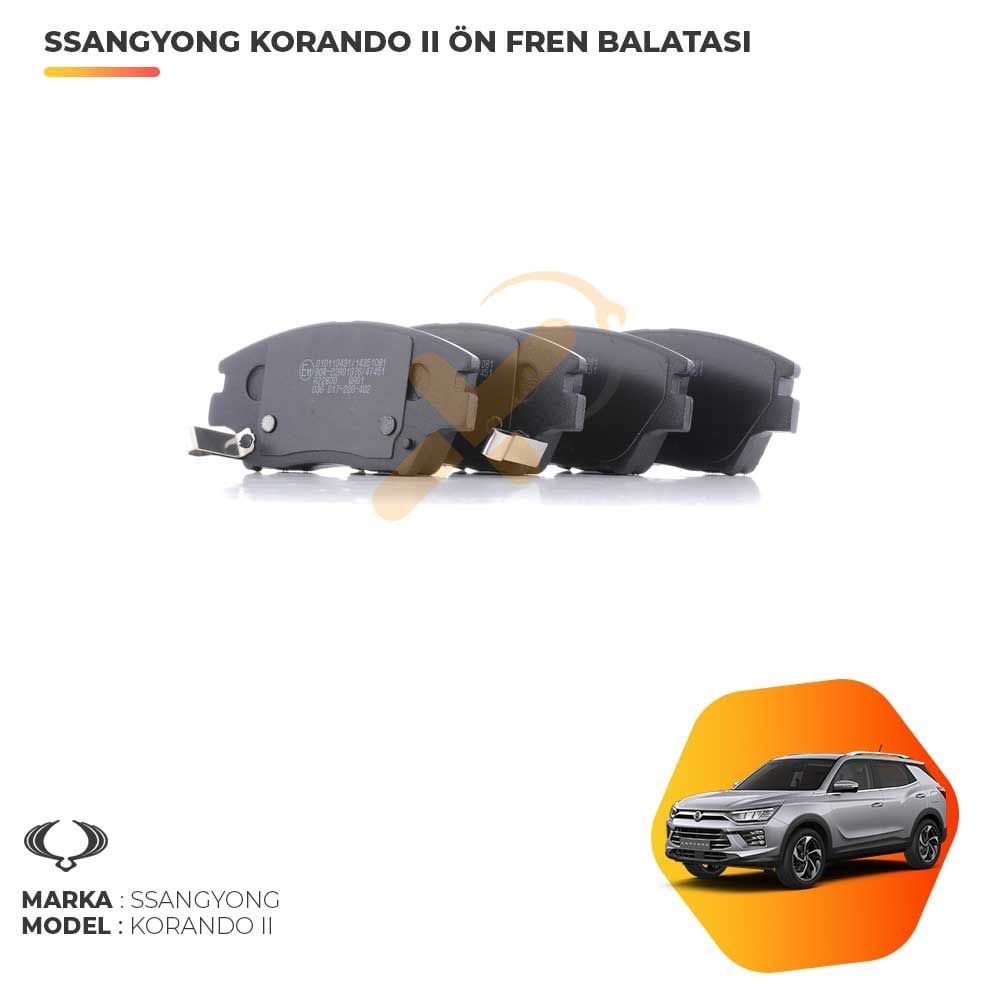 Ssangyong Yeni Korando II Ön Fren Balatası