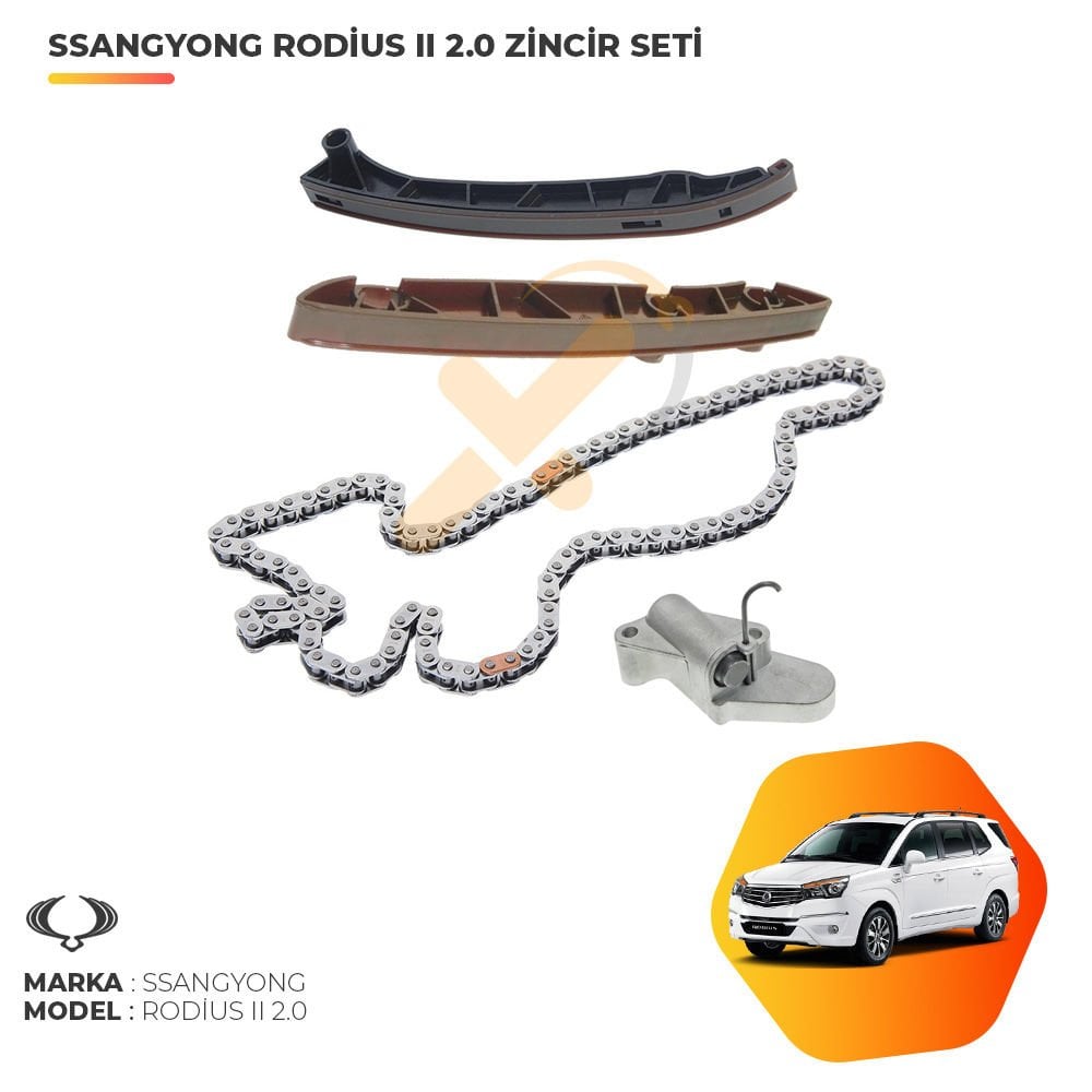 Ssangyong Rodius 2.0 XDI Zincir Seti