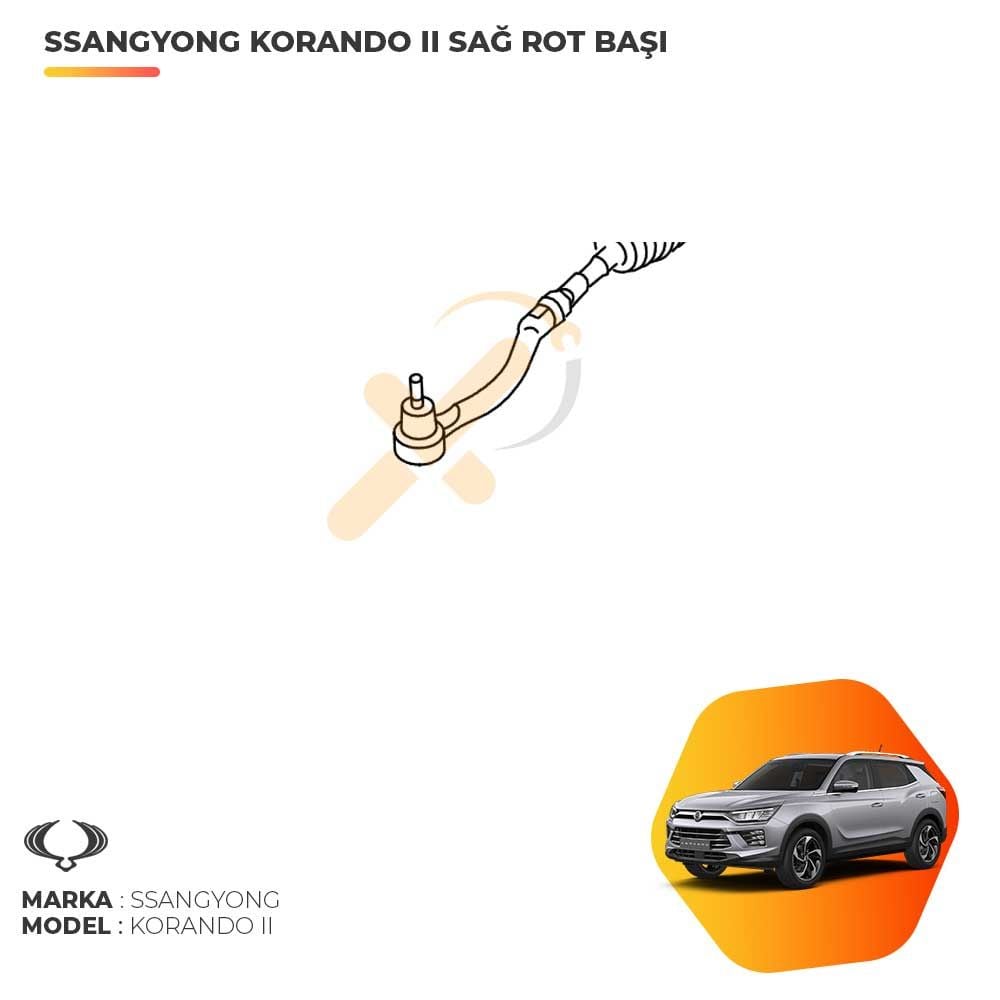 Ssangyong Yeni Korando II Sağ Rot Başı
