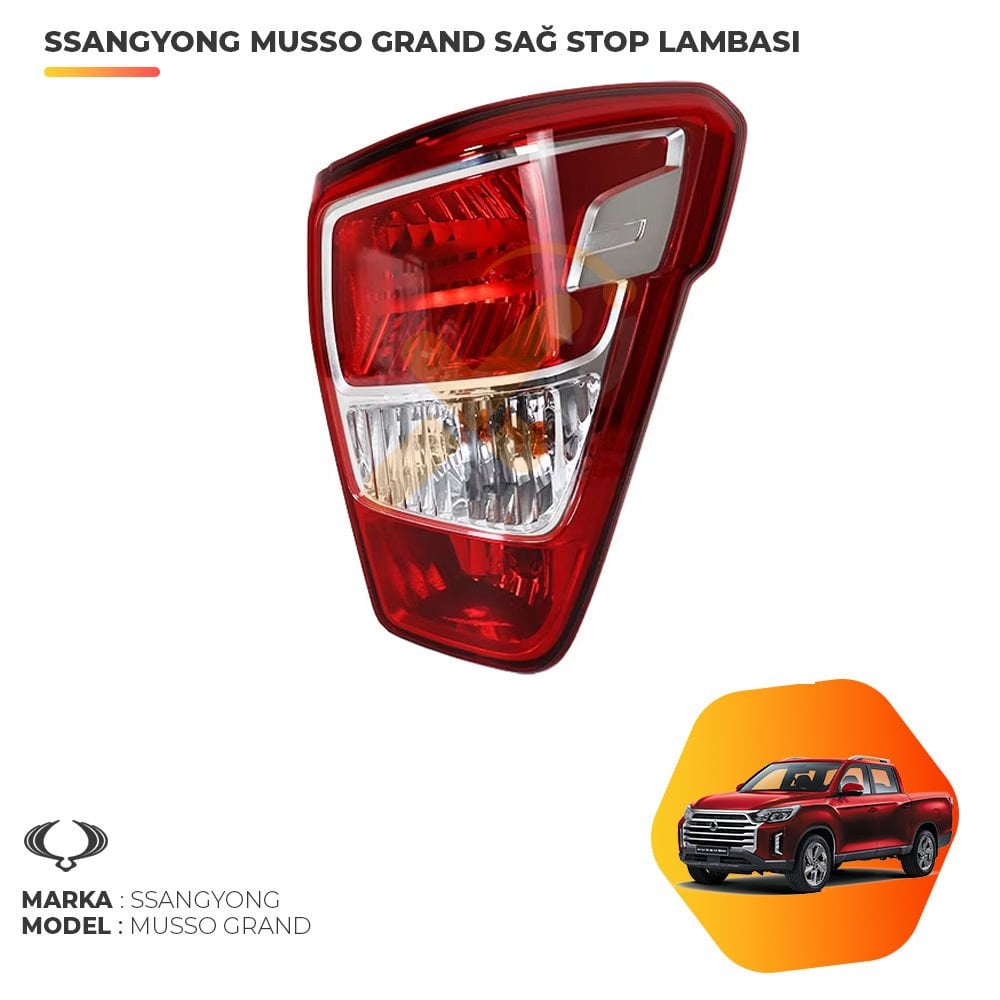 Ssangyong Musso Grand Arka Sağ Stop Lambası