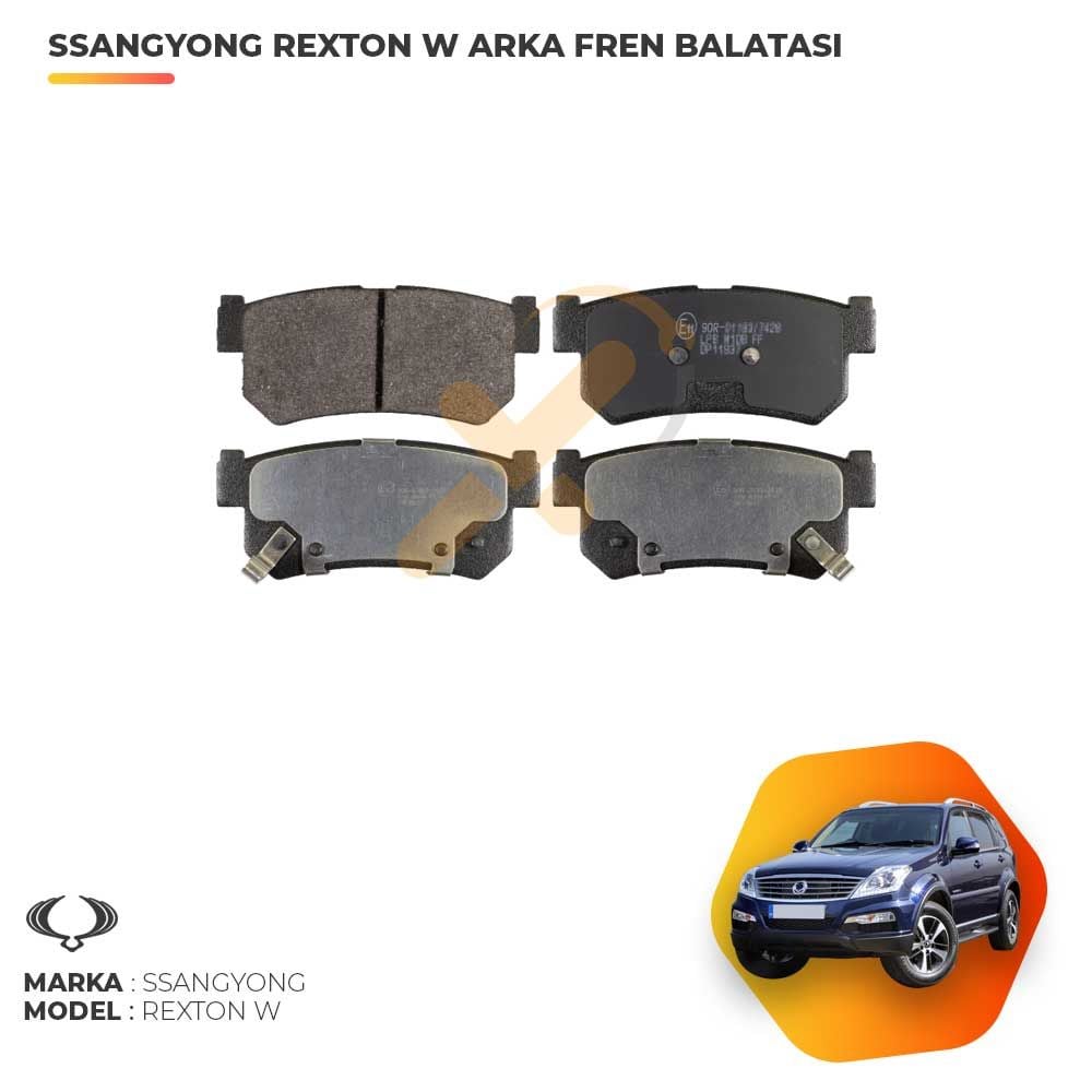 Ssangyong Rexton W 2.0 XDI Arka Fren Balatası