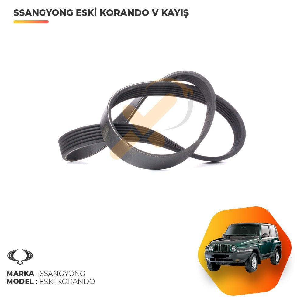 Ssangyong Eski Korando Kanallı V Kayışı