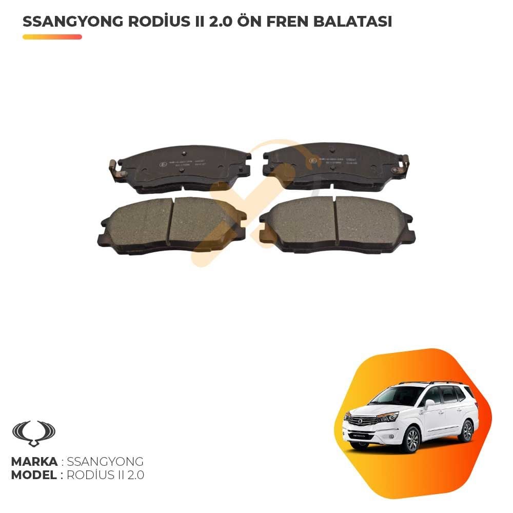 Ssangyong Rodius 2.0 XDI Ön Fren Balatası
