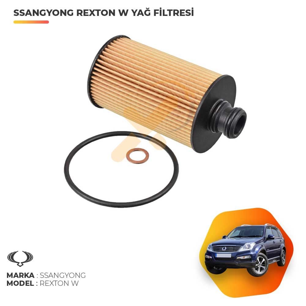 Ssangyong Rexton W 2.0 XDI Yağ Filtresi