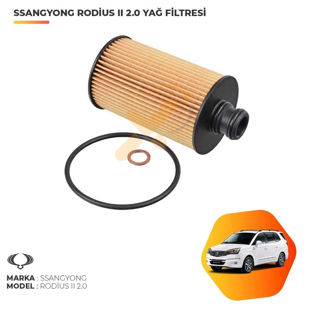 Ssangyong Rodius 2.0 XDI Yağ Filtresi