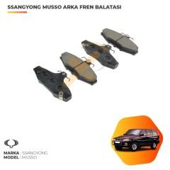 Ssangyong Musso Arka Fren Balatası