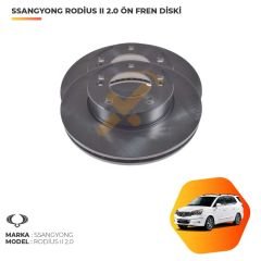 Ssangyong Rodius 2.0 XDI Ön Fren Diski
