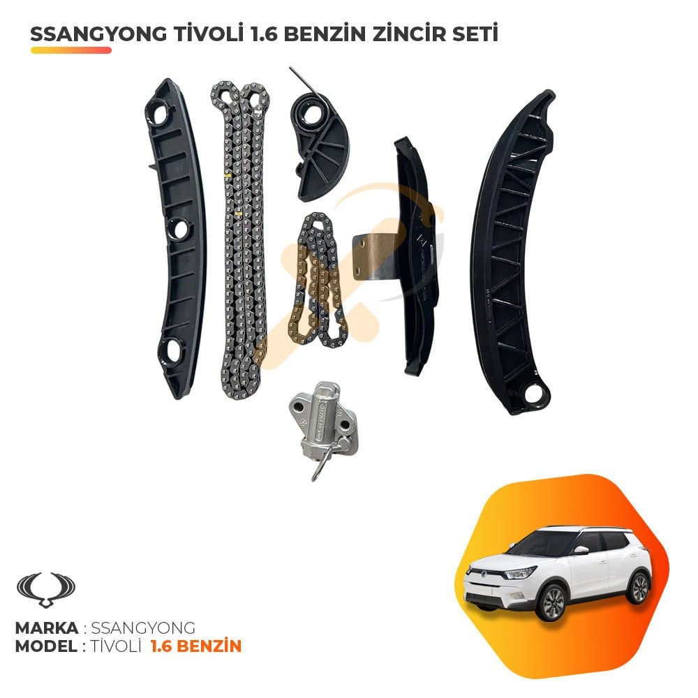 Ssangyong Tivoli 1.6 Benzinli Zincir Seti