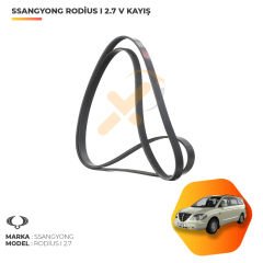 Ssangyong Rodius 2.7 XDI Kanallı V Kayışı