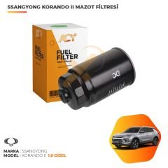 Ssangyong Yeni Korando II 1.6 Mazot Filtresi