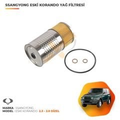 Ssangyong Eski Korando 2.3 D - 2.9 D Yağ Filtresi